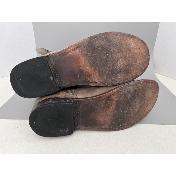 FREEBIRD Steven Crosby CRSBY Distressed Brown MOTO Engineer Western BOOTS Wmn 10 - Picture 12 of 12